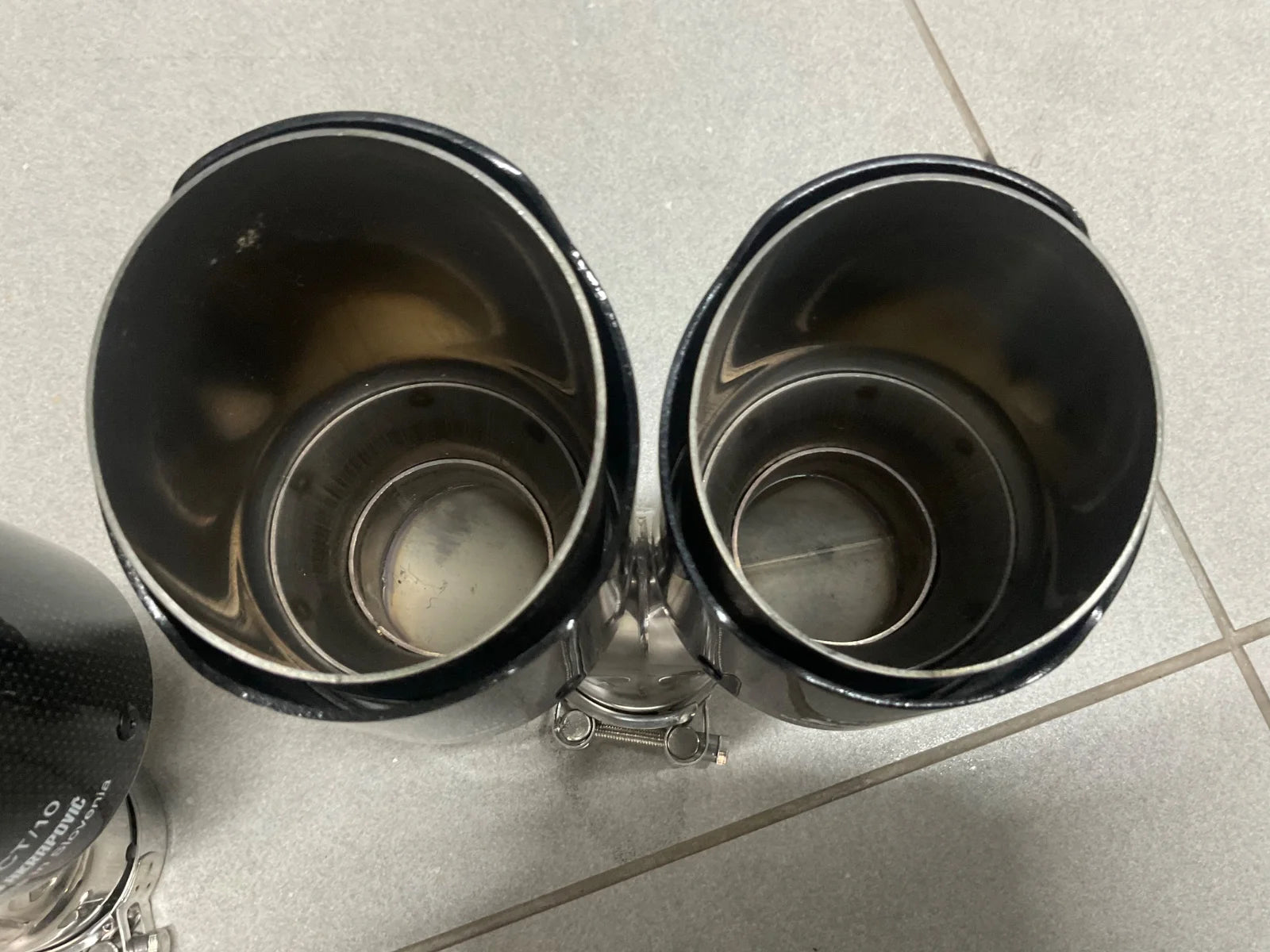 Akrapovic Carbon Fiber Silencer Tip – Original Lightweight Performance Exhaust Tip

