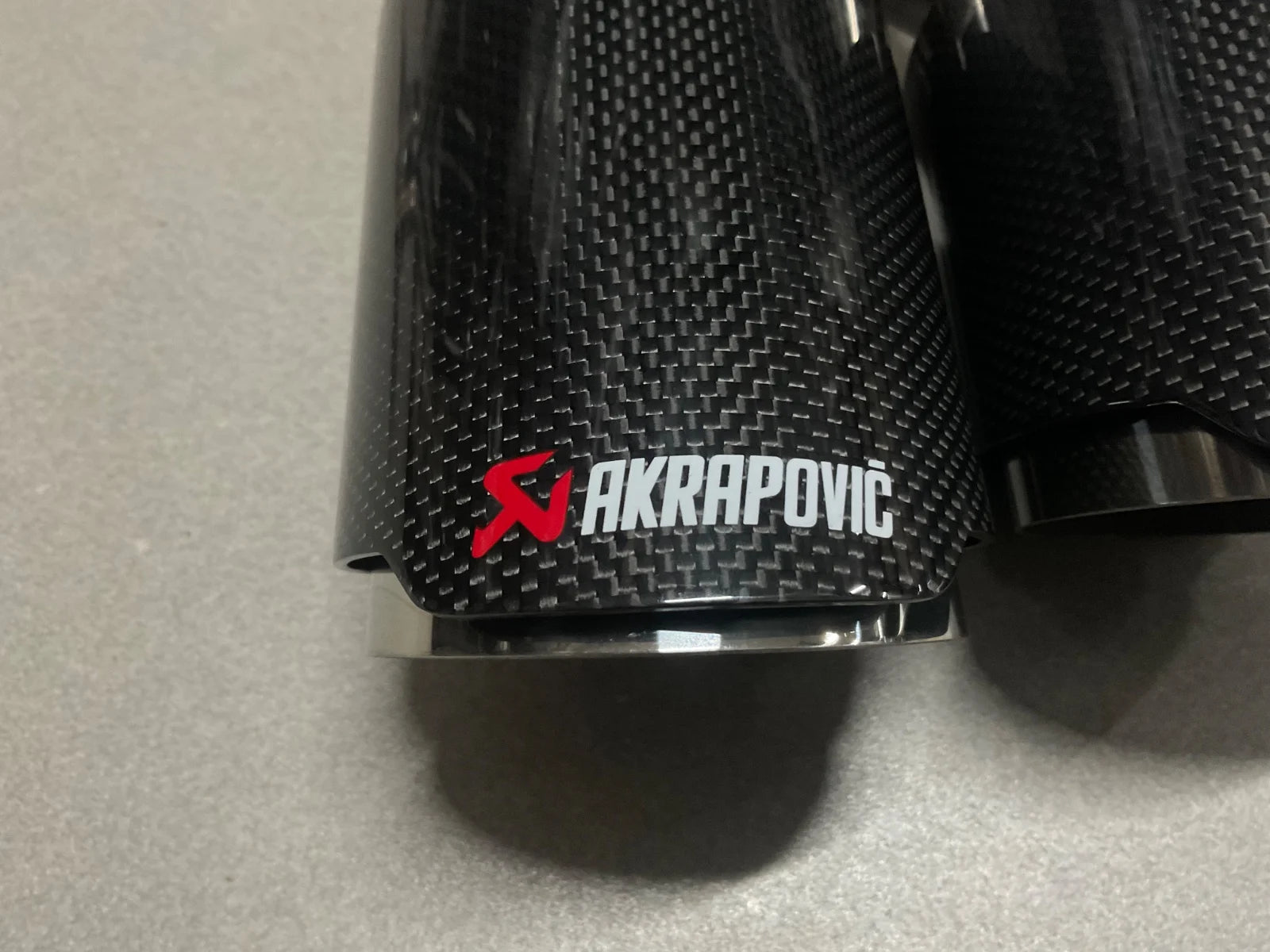 Akrapovic Carbon Fiber Silencer Tip – Original Lightweight Performance Exhaust Tip
