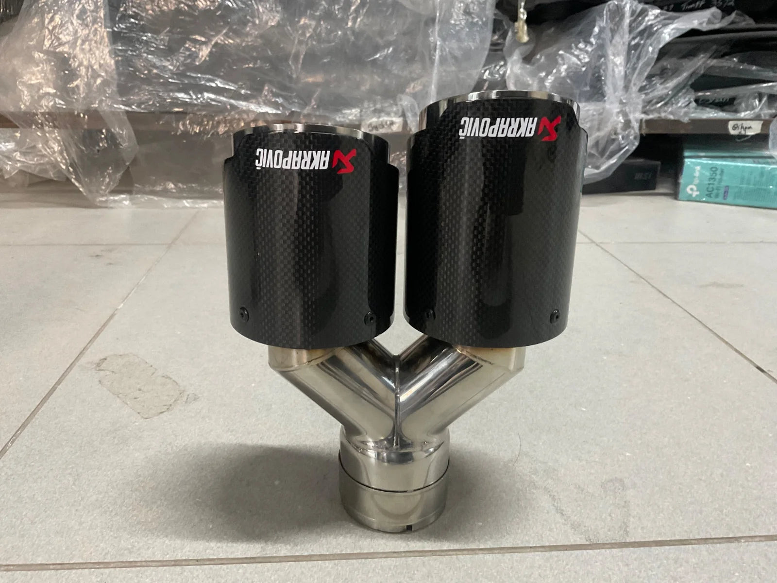 Akrapovic Carbon Fiber Silencer Tip – Original Lightweight Performance Exhaust Tip
