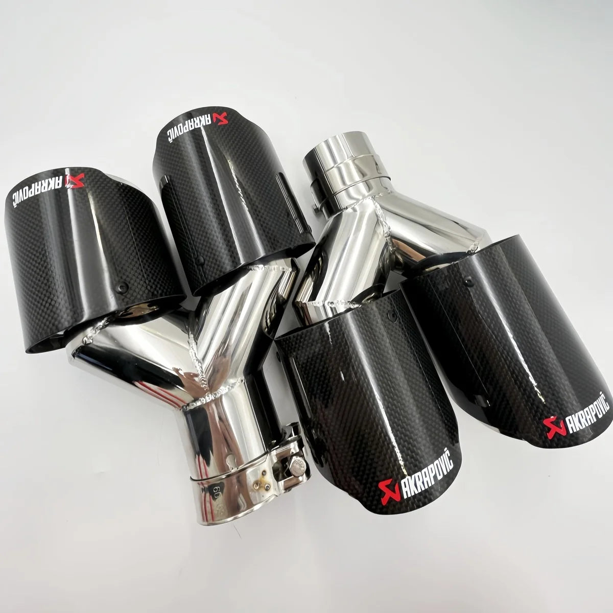 Akrapovic Carbon Fiber Silencer Tip – Original Lightweight Performance Exhaust Tip
