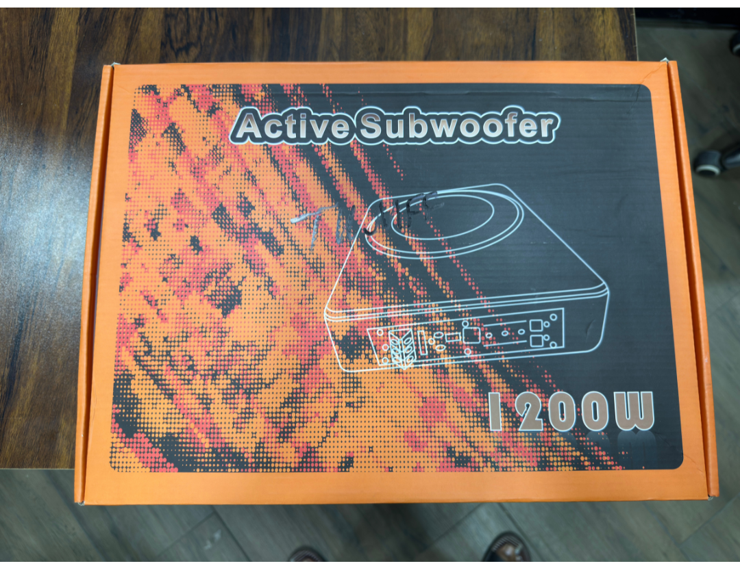Almani Active Subwoofer 1200W Max Power for Car Audio