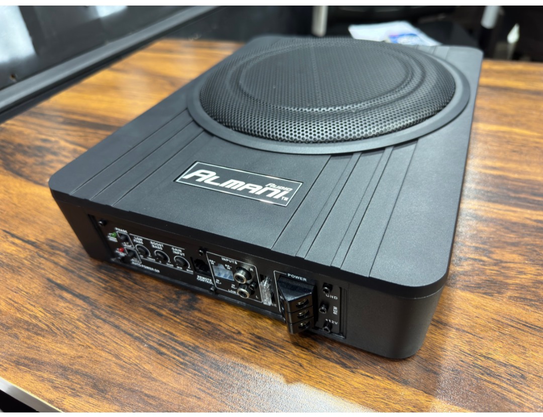 Almani Active Subwoofer 1200W Max Power for Car Audio