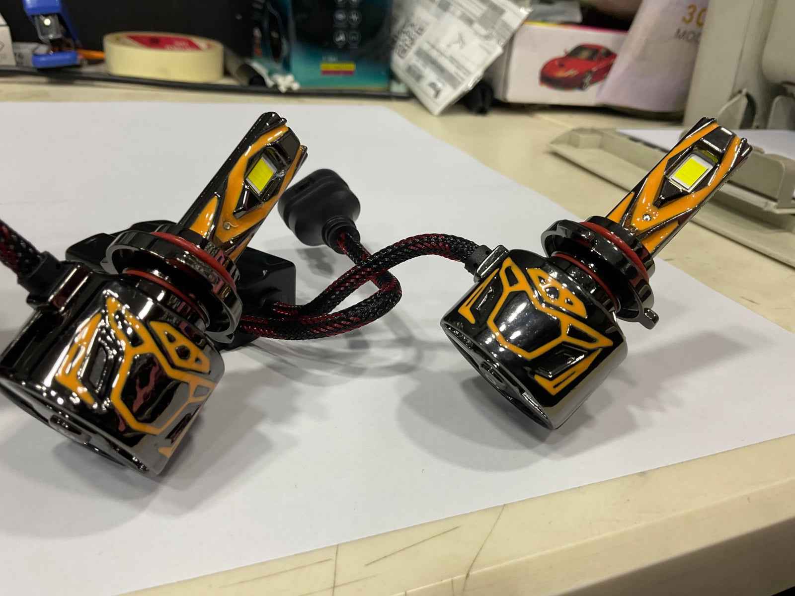 Alpine Gold LED Headlight 1200W – Ultra Bright, Long-Lasting Performance