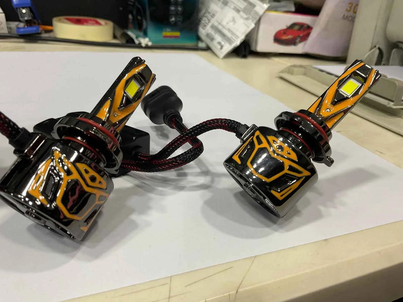 Alpine Gold LED Headlight 1200W – Ultra Bright, Long-Lasting Performance