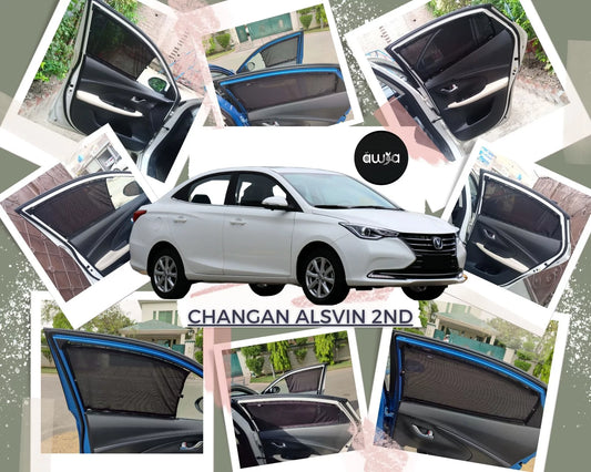 Awra Window Curtains Sun Shades (Car Pardy) for Changan Alsvin 2021 - 2023  2nd