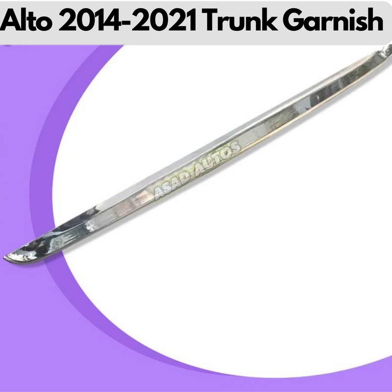 Suzuki Alto 660 Trunk Chrome Garnish RS Turbo Style