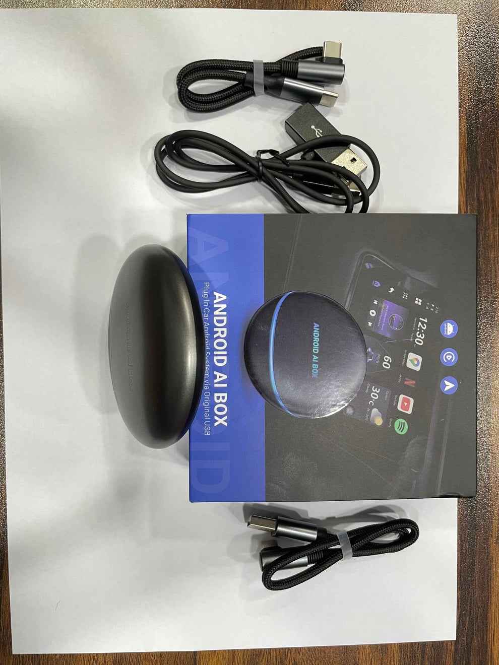 Android AI Box – Wired Android Auto & CarPlay Multimedia Adapter For Kia Sportage L HEV (2025)