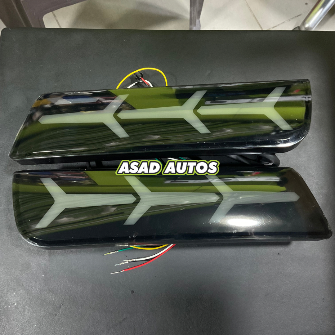 Arrow Style Modified Imported Rear Lights for Suzuki Alto 2014-2026, offering sleek, modern design and improved safety.
