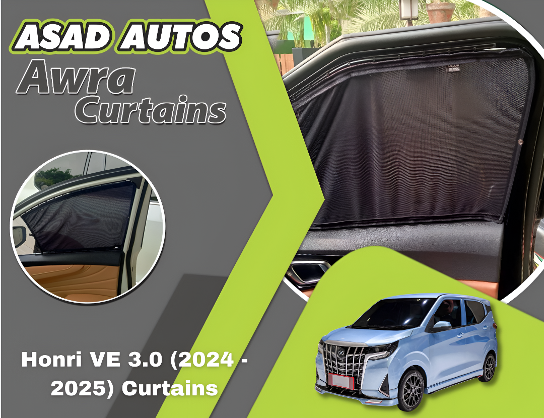 Awra Curtains for Honri VE 3.0 (2024 - 2025) – Premium Car Window Curtains