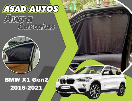 "Awra Custom-Fit Window Curtains for BMW X1 Gen2 (2016-2021)"
