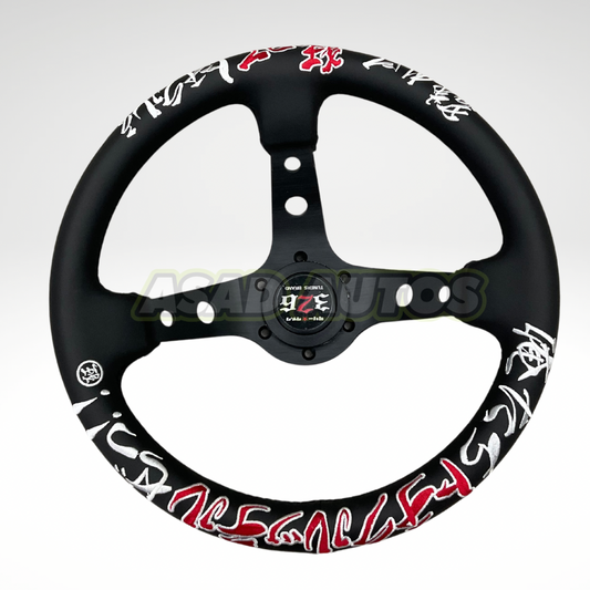 Steering Wheel with Japanese Embroidery: Elevate Your Drive