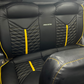 Yellow Lamborghini Style Premium Bespoke Seat Covers for Daihatsu Coure