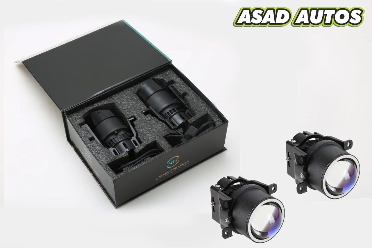 BI LED lens car projector lights for Honda, Toyota, Suzuki – Enhanced night visibility

