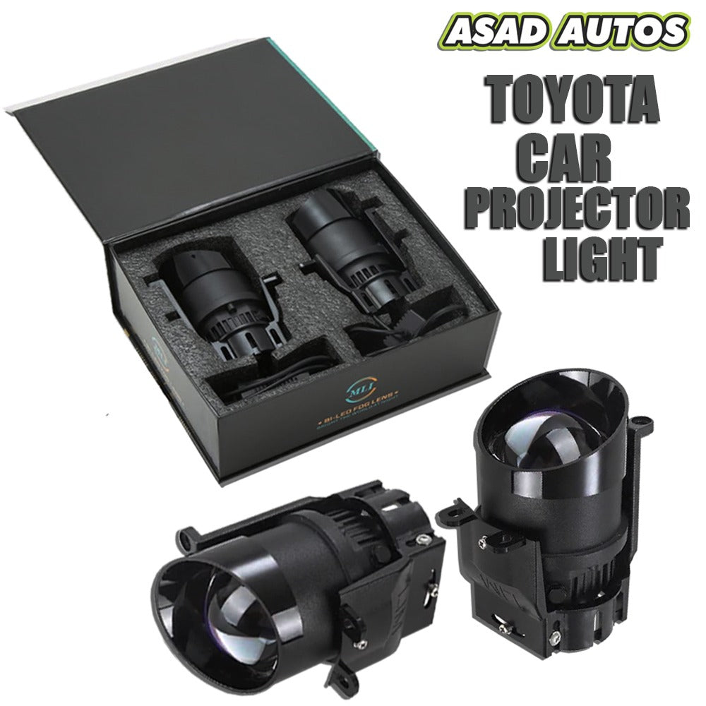 BI LED lens car projector lights for Honda, Toyota, Suzuki – Enhanced night visibility
