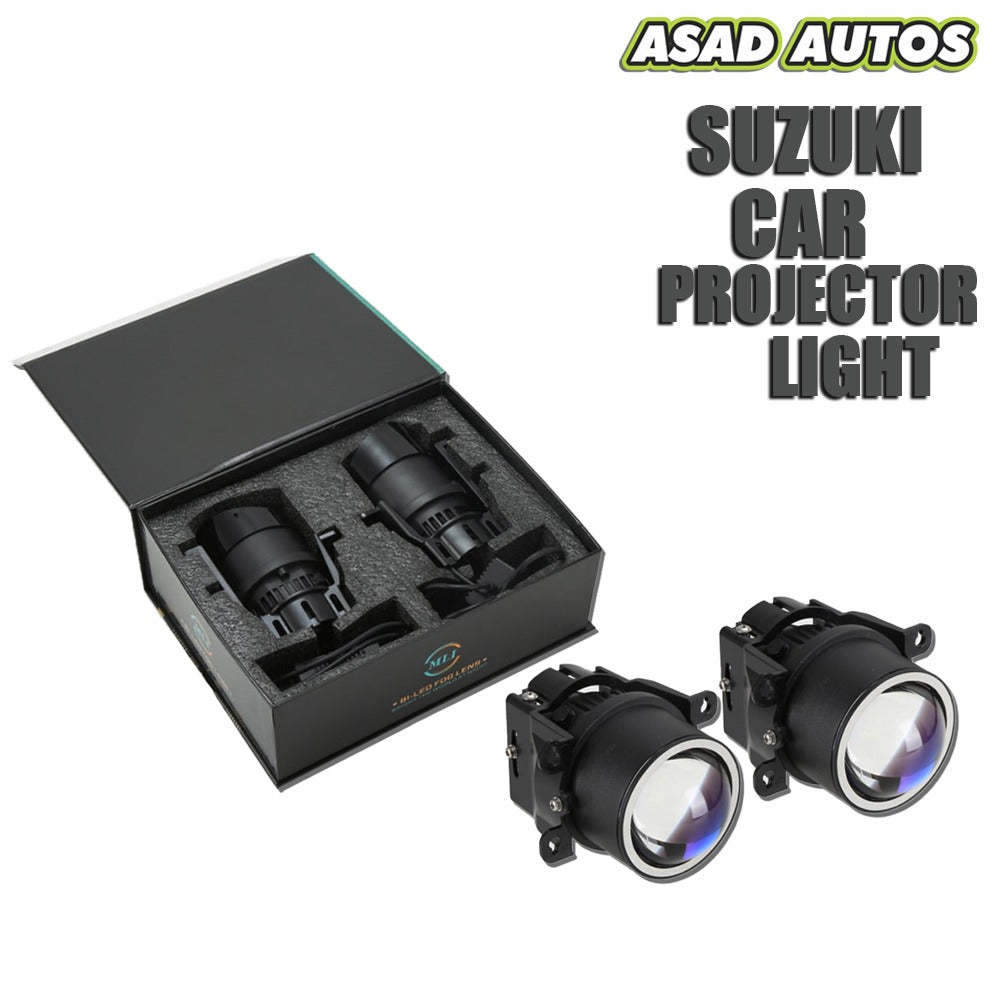 BI LED lens car projector lights for Honda, Toyota, Suzuki – Enhanced night visibility
