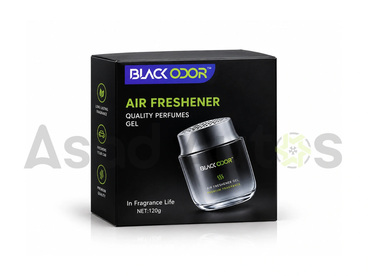 BLACK ODOR 120g gel car air freshener for vehicle interior
