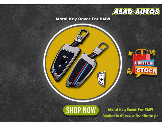 BMW Key Fob with Sleek Metallic Case – Durable and Stylish Design

