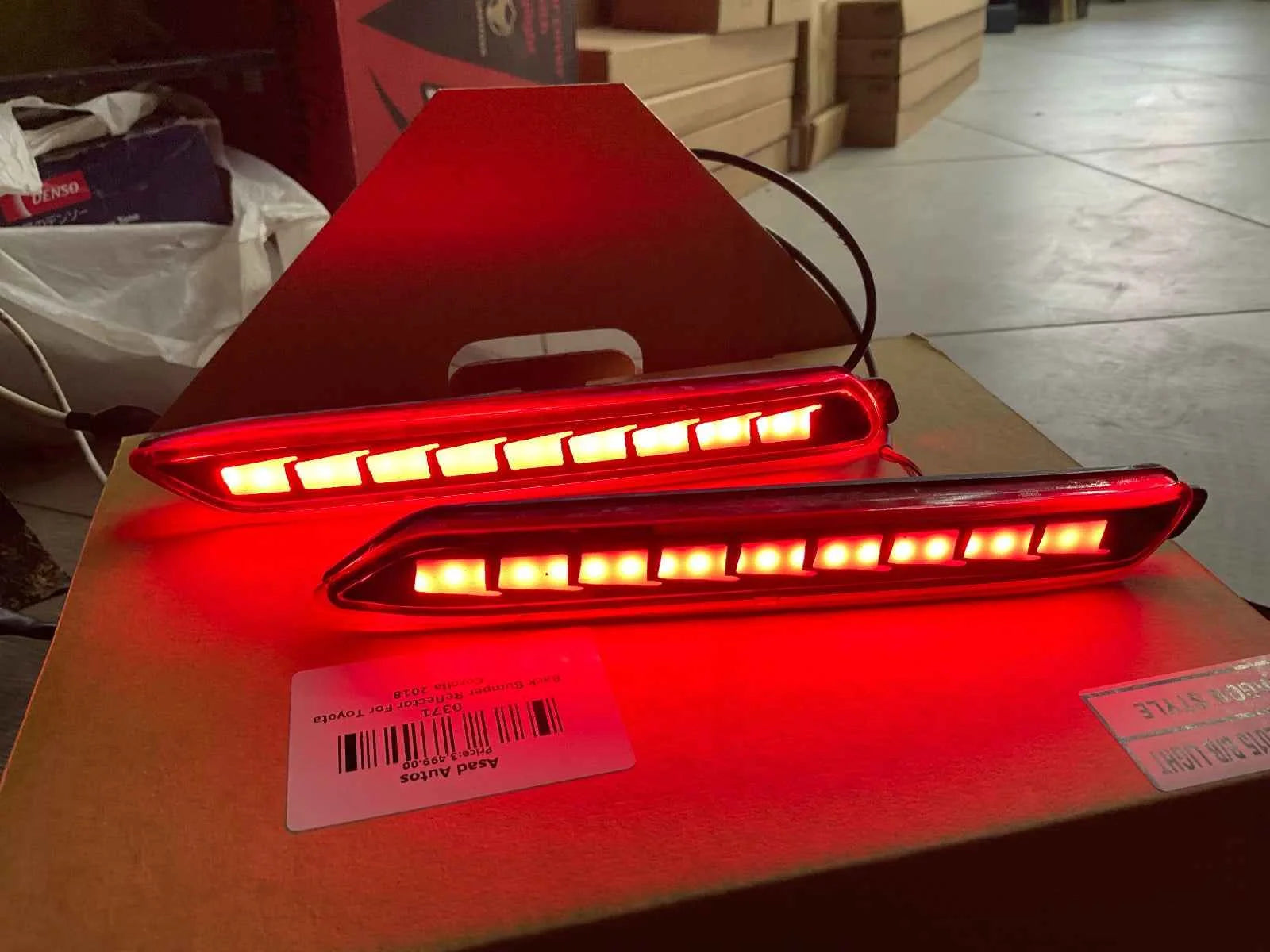 Back Bumper Reflector Lights For Toyota Corolla X