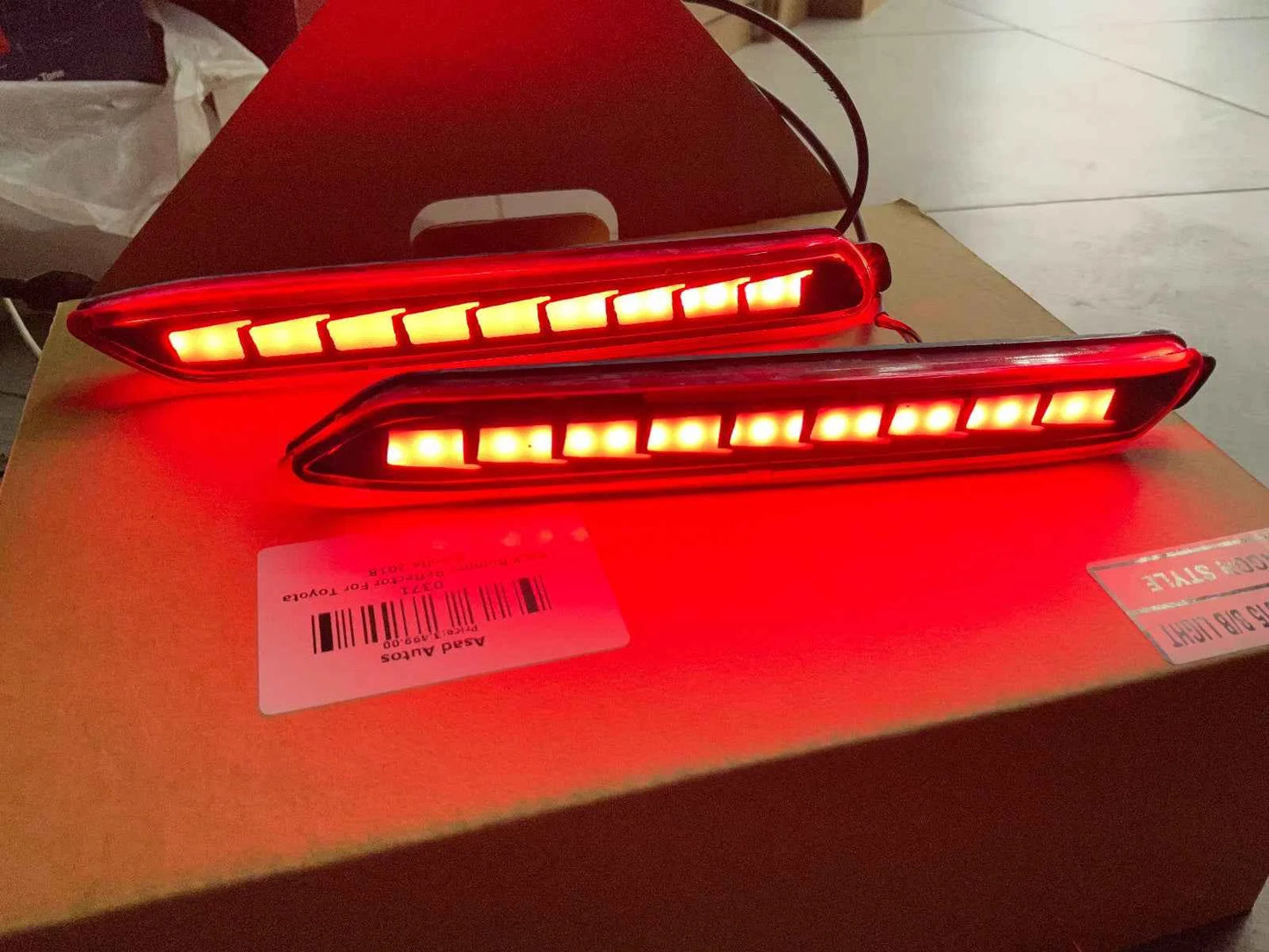 Back Bumper Reflector Lights For Toyota Corolla X