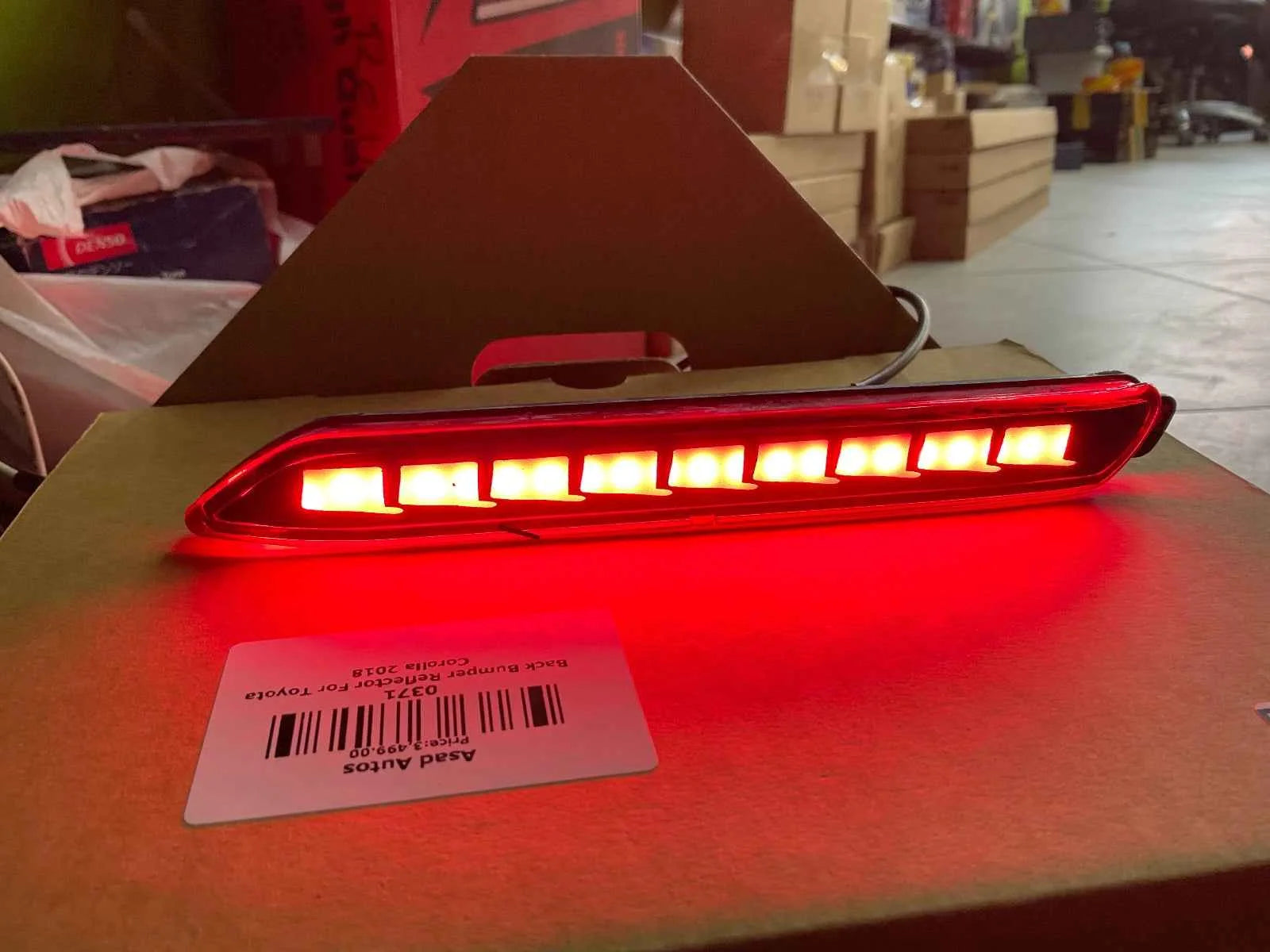 Back Bumper Reflector Lights For Toyota Corolla X