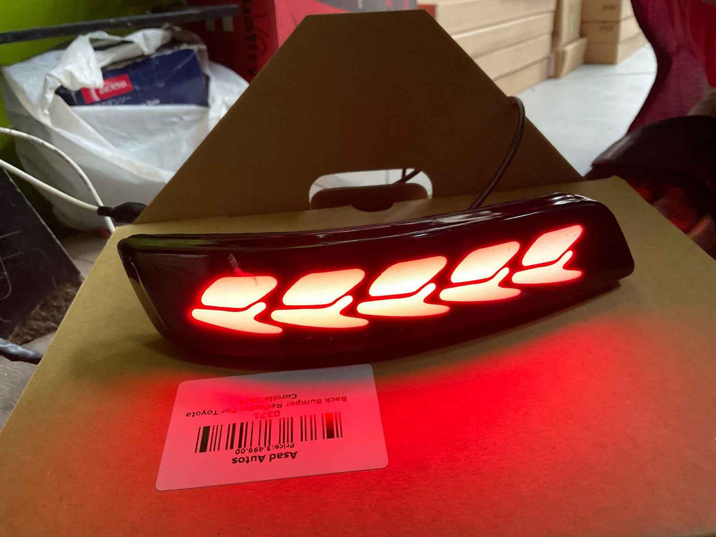 Back Bumper Reflector Lights For Toyota Corolla 2014-2025