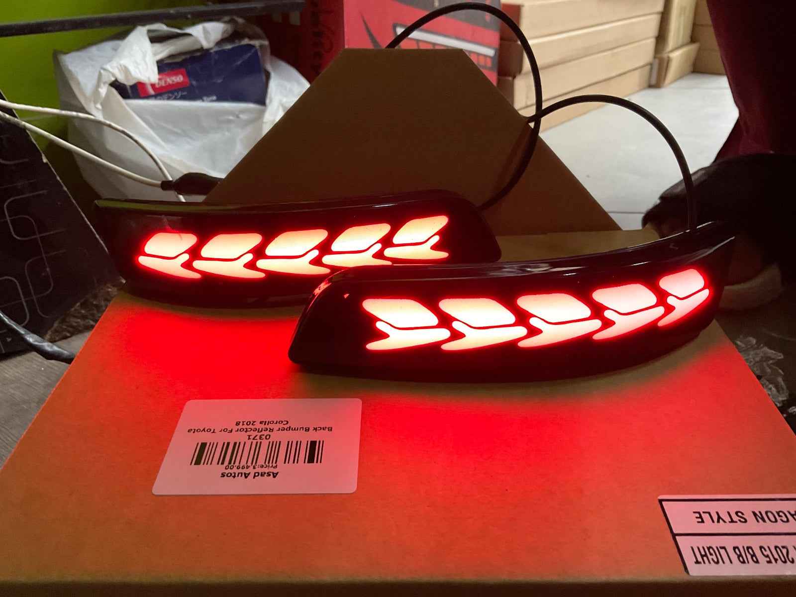 Back Bumper Reflector Lights For Toyota Corolla 2014-2025