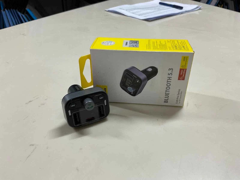 Baseus Bluetooth 5.3 Car Charger | 18W Fast Charging & Wireless Audio