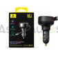 Baseus Enjoyment Pro 60W car charger with retractable USB-C cable and retail packaging