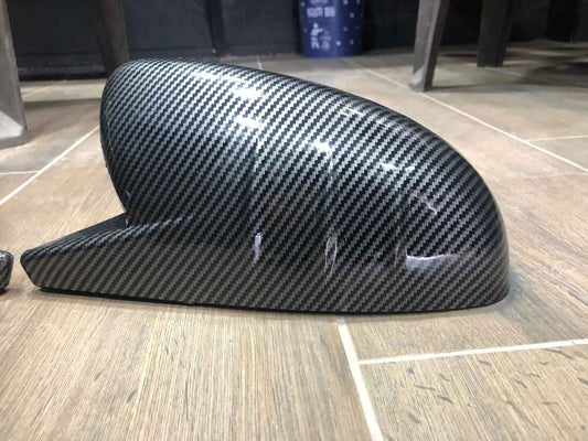 Batman Carbon Fiber Mirror Covers for New Suzuki Swift – Aggressive Sporty Look