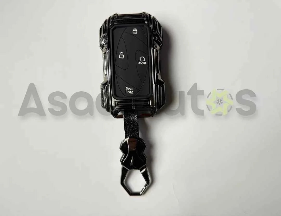 Batman Style Metal Key Cover for Hyundai Elantra Hybrid 2025–2026