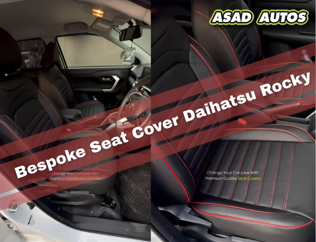 Bespoke Japanese Synthetic Fiber Seat Cover for Daihatsu Rocky Custom Fit Premium Interior Protection