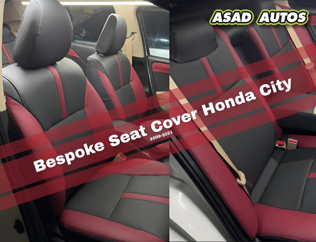 Bespoke Japanese Synthetic Fiber Seat Cover for Honda City 2009-2021 Custom Fit Interior Protection