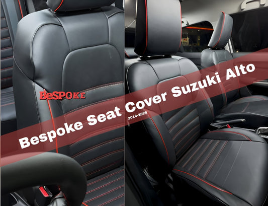 Bespoke Japanese Synthetic Fiber Seat Cover for Suzuki Alto 2014-2026 Custom Fit Interior Protection