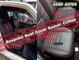 Bespoke Japanese Synthetic Fiber Seat Cover for Suzuki Cultus 2000-2017 Custom Fit Interior Protection