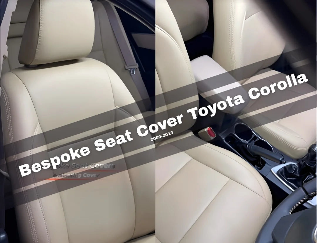 Bespoke Japanese Synthetic Fiber Seat Cover for Toyota Corolla 2009-2013 Custom Fit Interior Protection