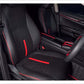Bespoke Lamborghini Red Seat Covers for Honda Civic X (2016-2021) made from premium Japanese synthetic fabric for a luxurious and sporty interior upgrade.