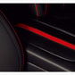Bespoke Lamborghini Red Seat Covers for Honda Civic X (2016-2021) made from premium Japanese synthetic fabric for a luxurious and sporty interior upgrade.