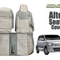 Bespoke Seat Covers - Japanese Synthetic Fiber for Suzuki Alto 2014-2021 - Stylish and Durable

