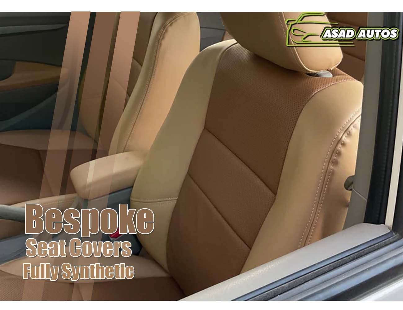 Bespoke Seat Covers Fully Synthetic (Japanese Fabric) for Honda City 2018 – Premium Interior Protection
