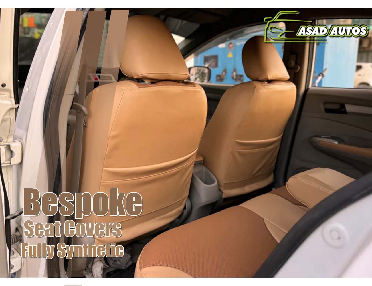 Bespoke Seat Covers Fully Synthetic (Japanese Fabric) for Honda City 2018 – Premium Interior Protection

