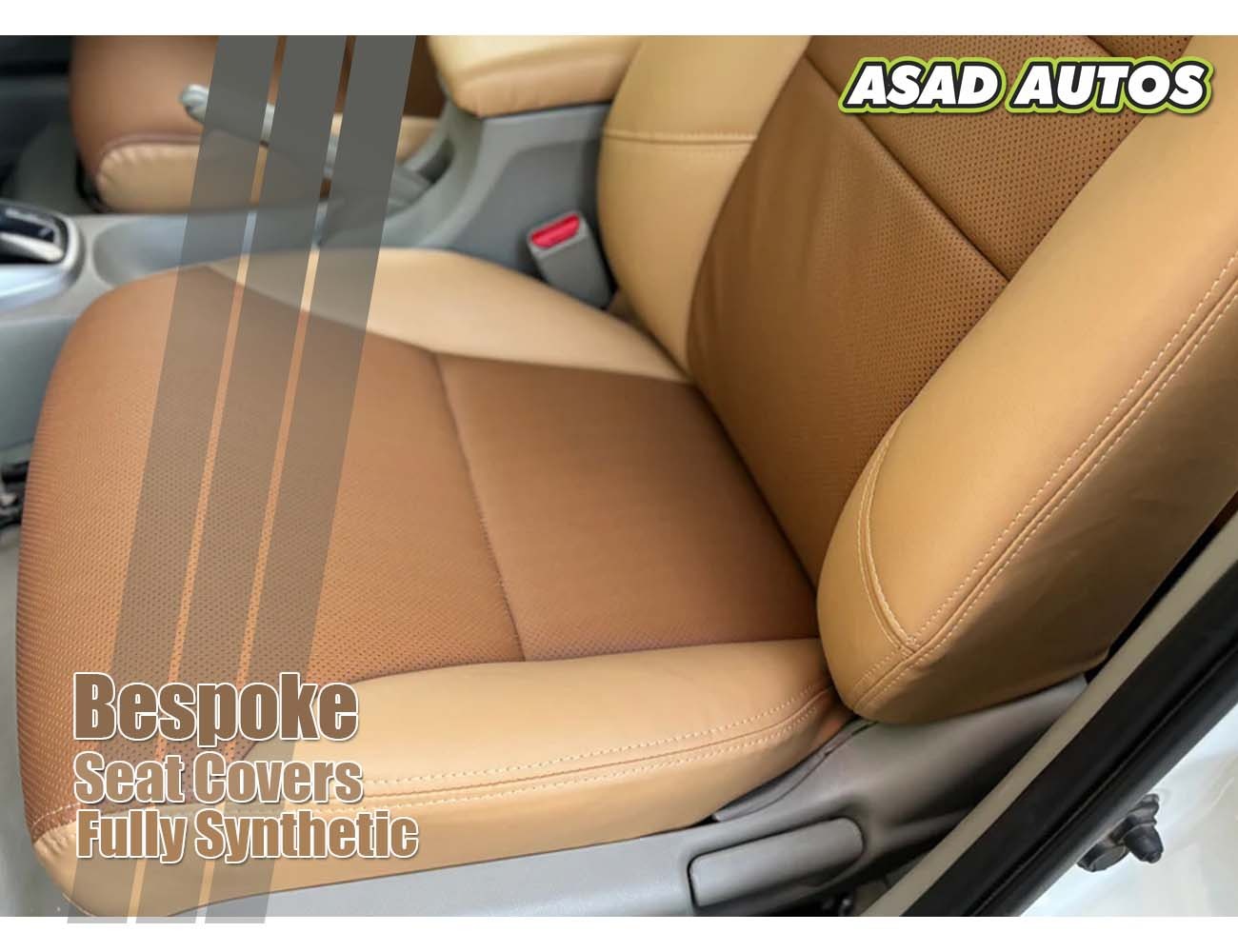 Bespoke Seat Covers Fully Synthetic (Japanese Fabric) for Honda City 2018 – Premium Interior Protection
