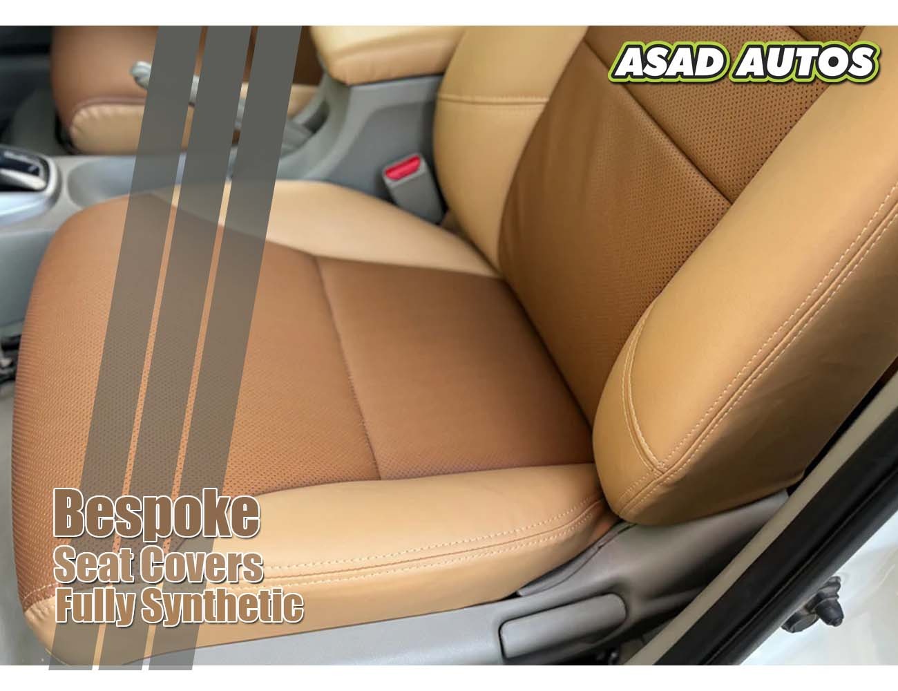 Bespoke Seat Covers Fully Synthetic (Japanese Fabric) for Honda City 2018 – Premium Interior Protection
