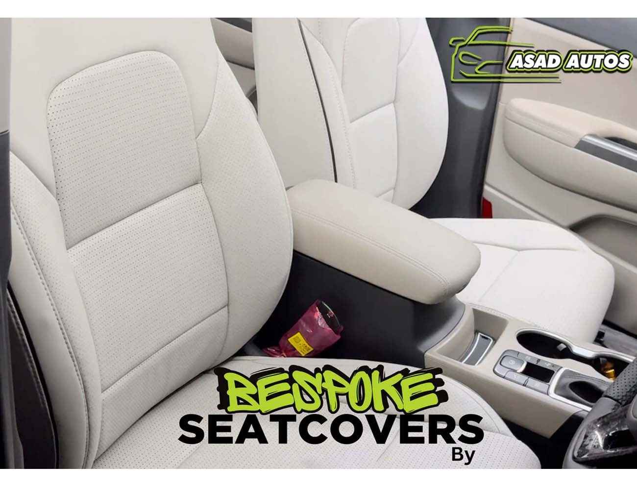 Bespoke Seat Covers & Steering Cover – Premium Japanese Synthetic Fiber for Kia Sportage