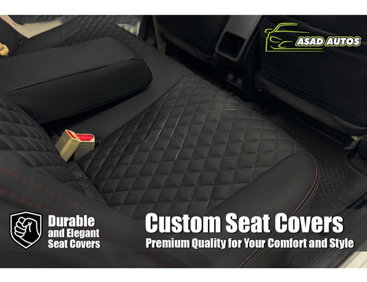 Bespoke Seat Covers for Honda City (2022-2024) – Premium Japanese Synthetic Fiber for Comfort and Style
