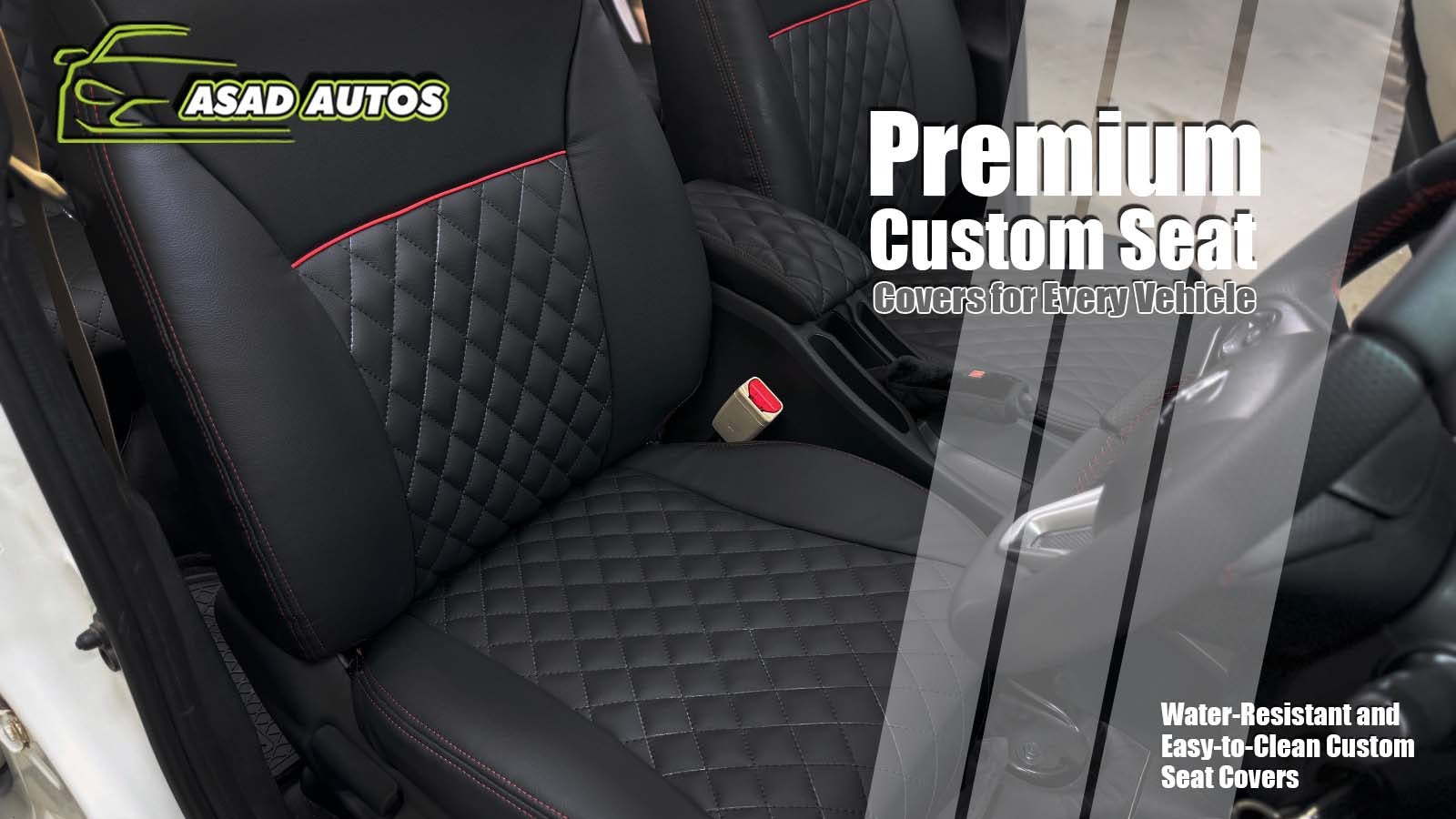 Bespoke Seat Covers for Honda City (2022-2026) – Premium Japanese Synthetic Fiber for Comfort and Style

