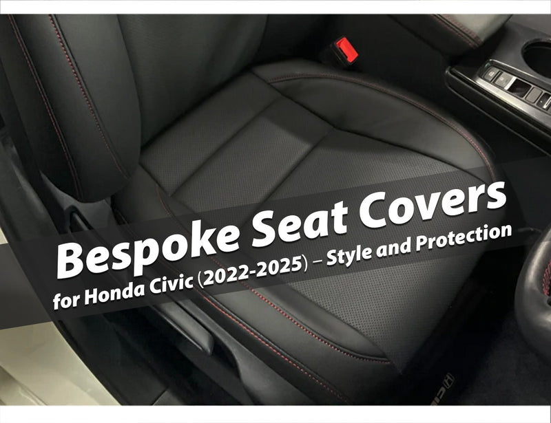 Bespoke Seat Covers for Honda Civic 2022-2026, providing custom fit, stylish design, and premium protection for your car's interior.
