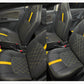 Bespoke Seat Covers for New Suzuki Cultus, offering a perfect fit, stylish design, and durable protection for enhanced comfort and interior preservation.
