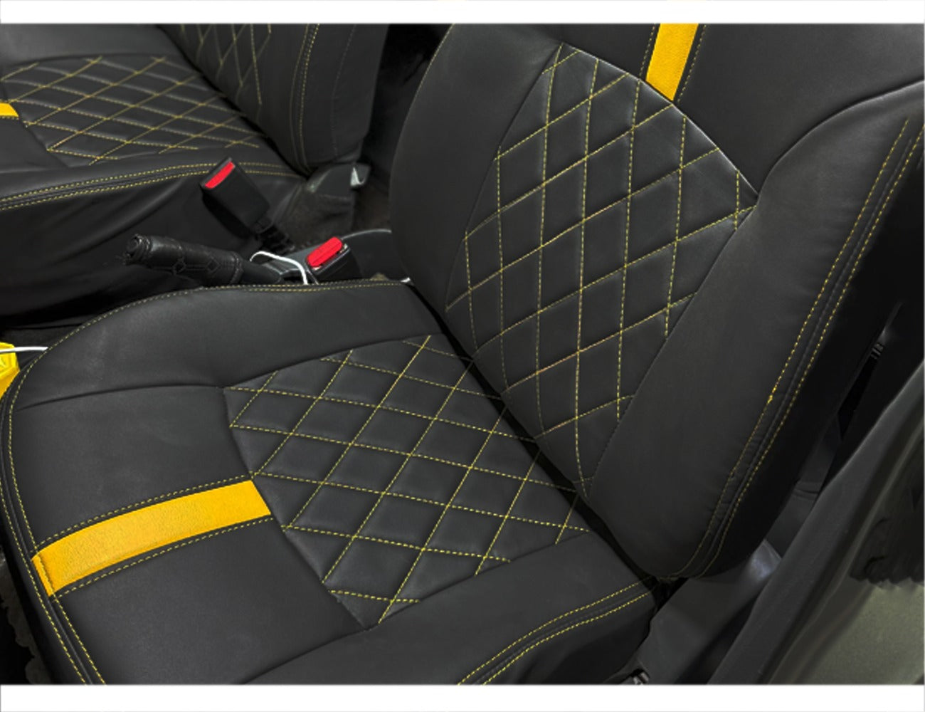 Bespoke Seat Covers for New Suzuki Cultus, offering a perfect fit, stylish design, and durable protection for enhanced comfort and interior preservation.
