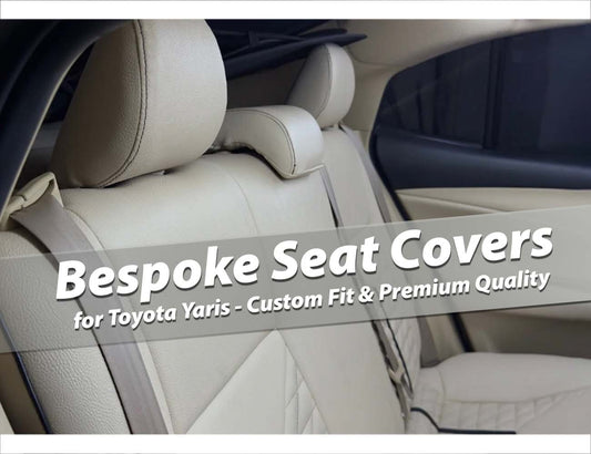Bespoke Seat Covers for Toyota Yaris, custom-fit for premium protection and comfort.