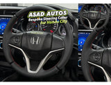 Bespoke Steering Cover for Honda City 2022–2024 – Custom Fit Leather Grip

